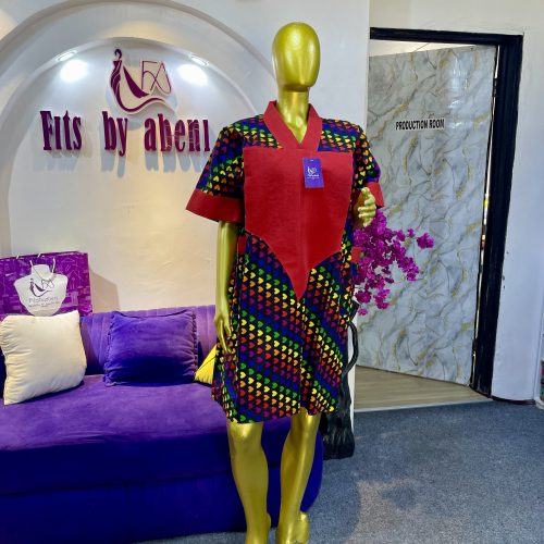 Short Ankara dress