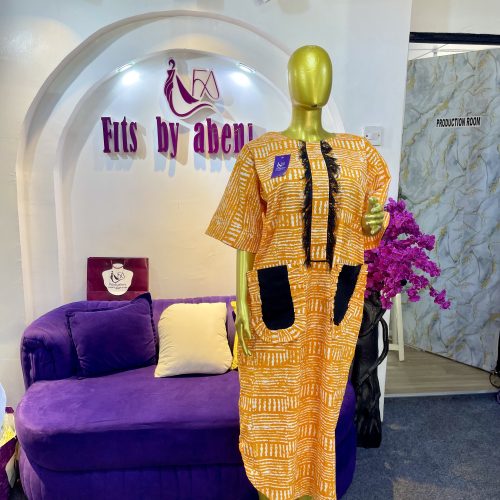 Ankara shirt dress