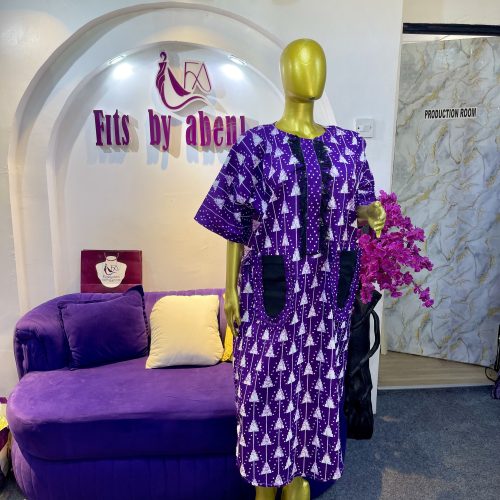 Ankara shirt dress