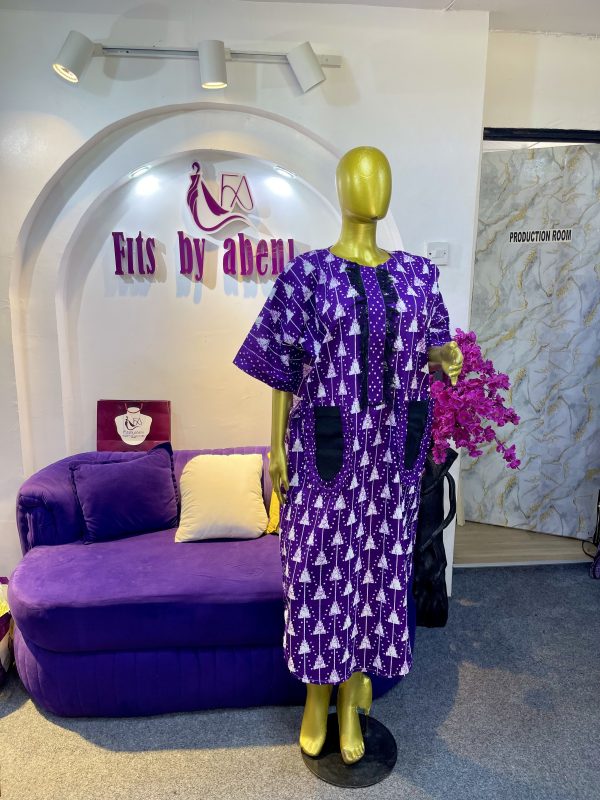 Ankara shirt dress