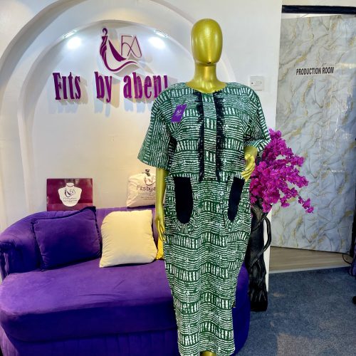 Shirt Ankara dress