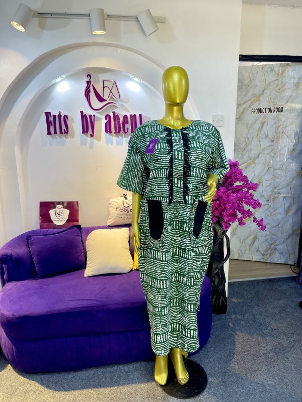 Shirt Ankara dress