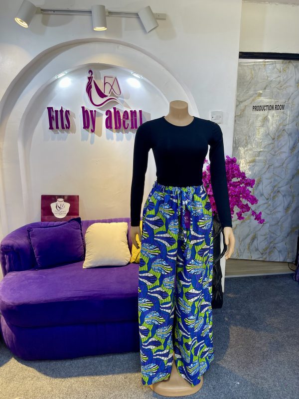 Wide leg Ankara pant